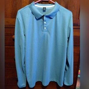 Kohl's Light Blue Long Sleeve Polo Shirt
